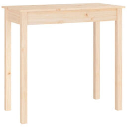 Berkfield Console Table 80X40X75 Cm Solid Wood Pine - thumbnail 2