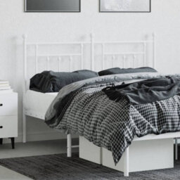 Berkfield Metal Headboard White 150 Cm - thumbnail 3