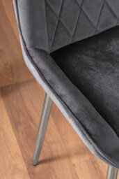 Furniturebox Uk Novara 120Cm Round Dining Table And 4 Grey Pesaro Silver Leg Chairs - thumbnail 9