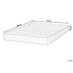 Beliani Pocket Spring Mattress Misty H3/4 Firm 140 X 200 Cm (Eu Double) - thumbnail 3
