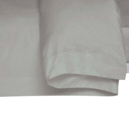 Belledorm 400 Thread Count Egyptian Cotton Oxford Duvet Cover Platinum (Double) - thumbnail 2