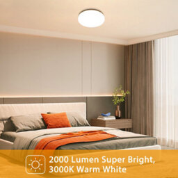 Aigostar 18W Bathroom Ceiling Light, 2100Lm Led Light Ip54 Waterproof 3000K Warm White - thumbnail 7