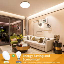 Aigostar 18W Bathroom Ceiling Light, 2100Lm Led Light Ip54 Waterproof 3000K Warm White - thumbnail 3