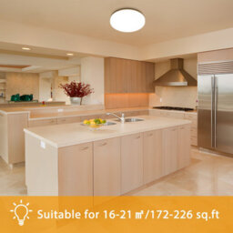 Aigostar 18W Bathroom Ceiling Light, 2100Lm Led Light Ip54 Waterproof 3000K Warm White - thumbnail 5