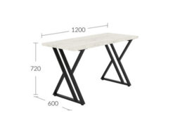 Dining Table Shefa Line New York 120 White Craft Oak - thumbnail 3
