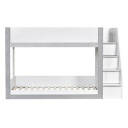 Oakham Quince Bunk Bed - White And Silver -  Single (90Cm) - thumbnail 5