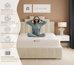 DS Living Nightfall Ortho Gel Glacier Spring Mattress - thumbnail 7