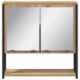 Berkfield Modern 4-Piece Bathroom Furniture Set In Artisan Oak, Engineered Wood - thumbnail 9