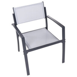 Wyld And Coco Grey Steel 2-Seater Bistro Set With Tempered Glass Coffee Table, Compact Balcony Furniture - thumbnail 6
