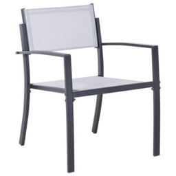Wyld And Coco Grey Steel 2-Seater Bistro Set With Tempered Glass Coffee Table, Compact Balcony Furniture - thumbnail 3
