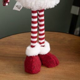Samuel Alexander 50Cm Large Soft Fabric Standing Snow Girl Christmas Decoration - thumbnail 6