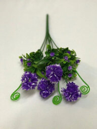 Best Artificial 34Cm Purple Hydrangea Flower Spray For Display Planter - thumbnail 1