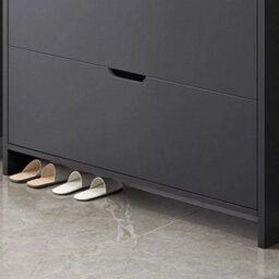 2 Drawer Wooden Shoe Storage Cabinet - thumbnail 7