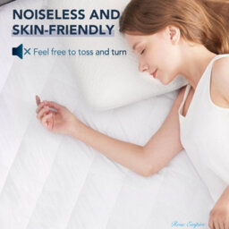 Rose Empire Premier Non-Noise Quilted Waterproof Mattress Protector King Bed - thumbnail 1