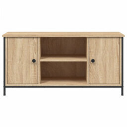 Berkfield Tv Cabinet Sonoma Oak 100X40X50 Cm Engineered Wood - thumbnail 6