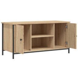 Berkfield Tv Cabinet Sonoma Oak 100X40X50 Cm Engineered Wood - thumbnail 5