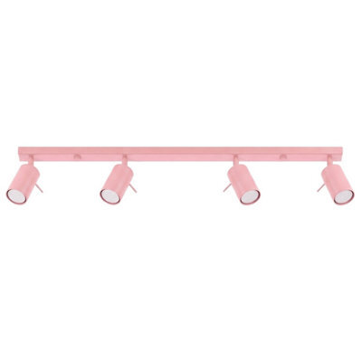 Luminosa Lighting Luminosa Ring Ceiling Spotlight Bar Pink 4X Gu10 - image 1