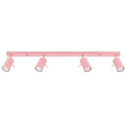 Luminosa Lighting Luminosa Ring Ceiling Spotlight Bar Pink 4X Gu10 - thumbnail 1