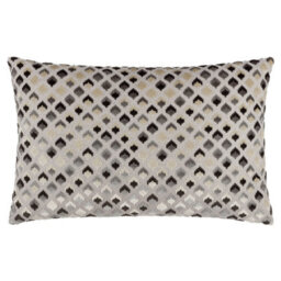 Paoletti Lexington Velvet Jacquard Cushion Cover - thumbnail 1