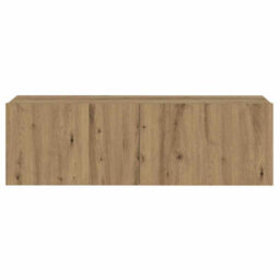 Berkfield Modern Wall Mounted Tv Cabinets 8 Pcs Artisan Oak Engineered Wood - thumbnail 7