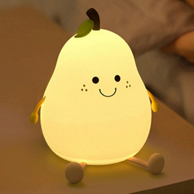 Cute Silicone Egg Night Light Kids Bedroom Usb Lamp - image 1