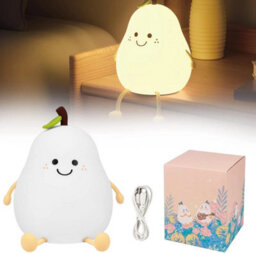Cute Silicone Egg Night Light Kids Bedroom Usb Lamp - thumbnail 4