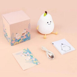 Cute Silicone Egg Night Light Kids Bedroom Usb Lamp - thumbnail 2