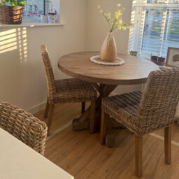 Rattan Dining Chair - Wicker Kitchen Chair - thumbnail 7