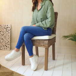Rattan Dining Chair - Wicker Kitchen Chair - thumbnail 6