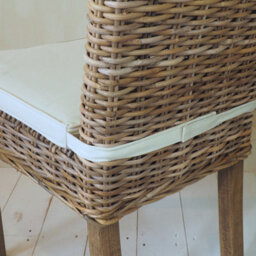 Rattan Dining Chair - Wicker Kitchen Chair - thumbnail 4