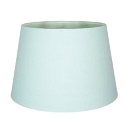 Happy Homewares Classic 10 Inch Duck Egg Linen Fabric Drum Table/pendant Lamp Shade 60W Maximum - thumbnail 1