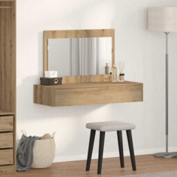 Walplus Dressing Table Brown 100 X 40 X 70 Cm Engineered Wood - thumbnail 4