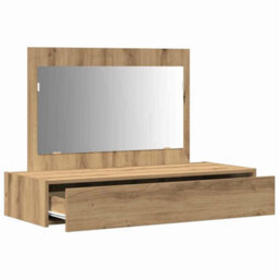Walplus Dressing Table Brown 100 X 40 X 70 Cm Engineered Wood - thumbnail 5
