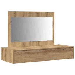 Walplus Dressing Table Brown 100 X 40 X 70 Cm Engineered Wood - thumbnail 2