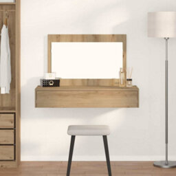 Walplus Dressing Table Brown 100 X 40 X 70 Cm Engineered Wood - thumbnail 1