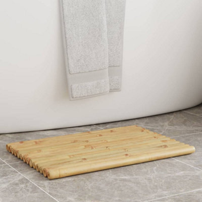 Walplus Bath Mats 2 Pcs 50X35 Cm Bamboo - image 1