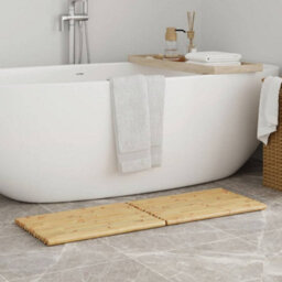 Walplus Bath Mats 2 Pcs 50X35 Cm Bamboo - thumbnail 3