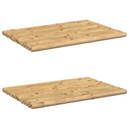Walplus Bath Mats 2 Pcs 50X35 Cm Bamboo - thumbnail 2