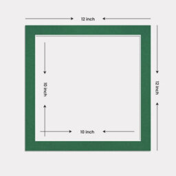 Ak Frames 12X12 Emerald Picture Mounts To Fit 10X10 Aperture Size - Mount Board Only (No Frame Included) - thumbnail 3