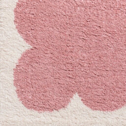 Livabliss Fossay Shaggy-Washable Pink Ivory Modern High Pile Living Bedroom Rug 160 X 213 Cm Easy Care, Non Shedding - thumbnail 6