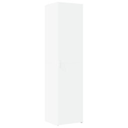 Berkfield Highboard White 45X42.5X185 Cm Engineered Wood - thumbnail 2