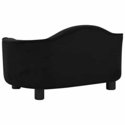 Berkfield Sturdy Dog Sofa Black 67X47X36 Cm Plush - thumbnail 6