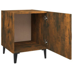 Vidaxl Bedside Cabinet Smoked Oak Engineered Wood - thumbnail 5