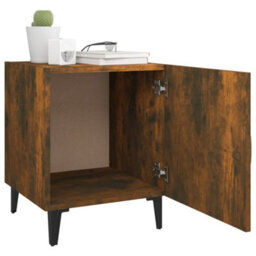 Vidaxl Bedside Cabinet Smoked Oak Engineered Wood - thumbnail 6
