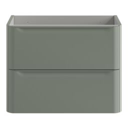 GoodHome Nevado Standard Matt Green Wall-Mounted Bathroom Vanity Unit (H) 600mm (W) 800mm - thumbnail 2