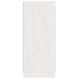 Walplus Side Cabinets 3 Pcs White Solid Pinewood - thumbnail 5