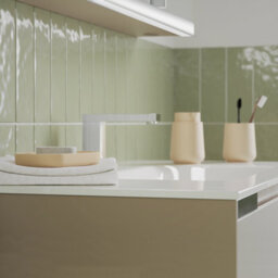 Beslagsboden - Soap Dispenser. Color Sand. Freestanding. H 125 mm. - thumbnail 2