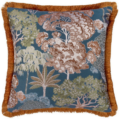 Wylder Woodlands Floral Jacquard Polyester Filled Cushion - image 1