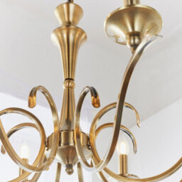 Luminosa Lighting Luminosa Kora 8 Light Chandelier Antique Brass Finish, E14 - thumbnail 4