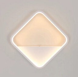 Wall Light Aluminium Led Flush Mounted Sconce White 42 Cm - thumbnail 1